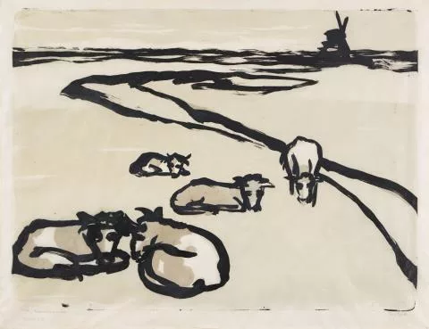 Emil Nolde — Ruhende Kühe