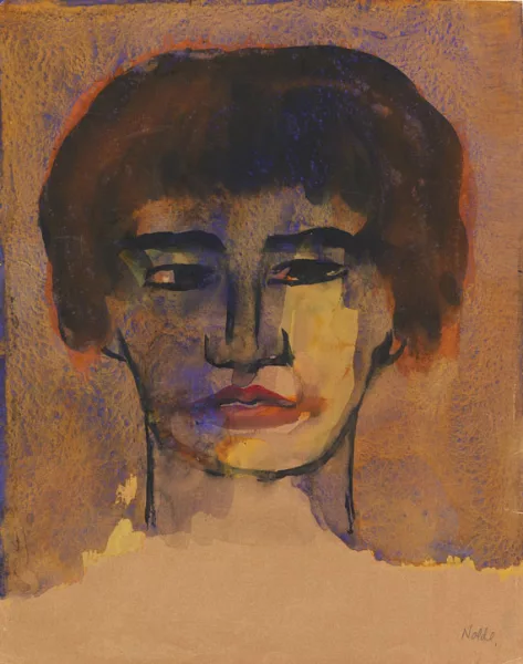 Emil Nolde — Frauenkopf (mit kurzem Haar)