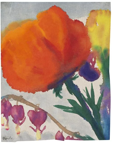 Emil Nolde — Mohn und Tränendes Herz