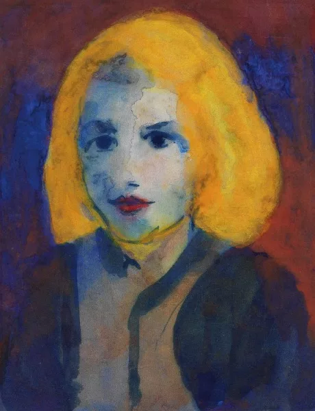 Emil Nolde — Mädchenkopf