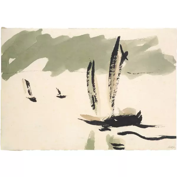 Emil Nolde — Dschunken in China — Galerie Kornfeld