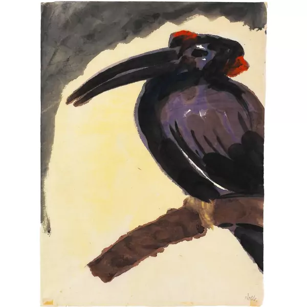 Emil Nolde — Exotischer Vogel — Galerie Kornfeld