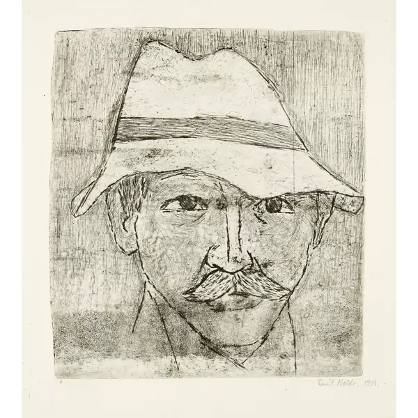 Emil Nolde — Selbstbildnis — Galerie Kornfeld
