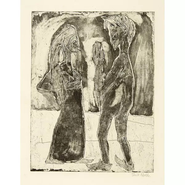 Emil Nolde — Nachbarsleute — Galerie Kornfeld