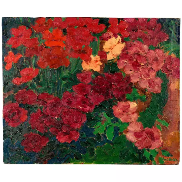 Emil Nolde — Mohn und Rosen — Galerie Kornfeld