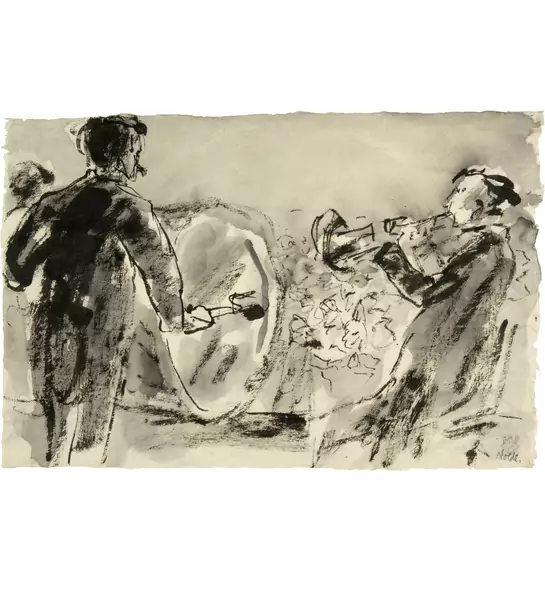Emil Nolde — Musikkapelle — Galerie Kornfeld