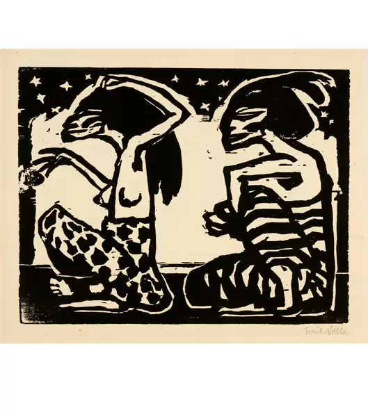 Emil Nolde — Mann und Weibchen — Galerie Kornfeld