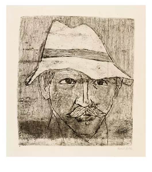 Emil Nolde — Selbstbildnis — Galerie Kornfeld