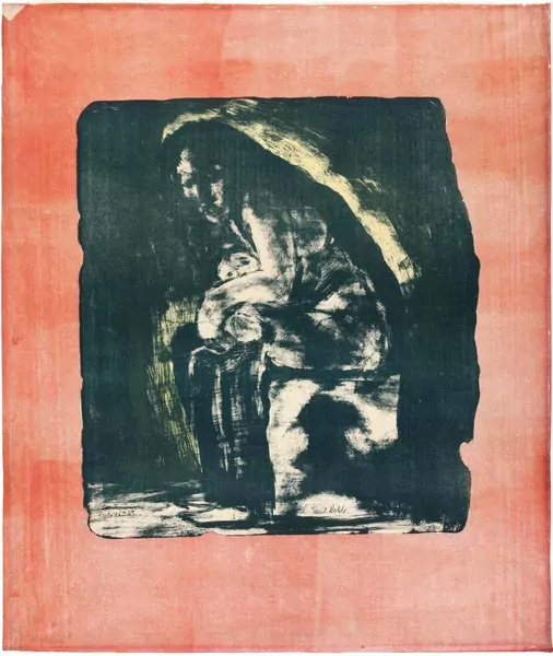 Emil Nolde — Mutter und Kind — Galerie Kornfeld