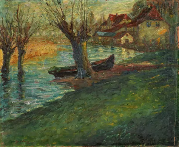 Emil Nolde — Norburg (Auf der Insel Alsen) — Galerie Kornfeld