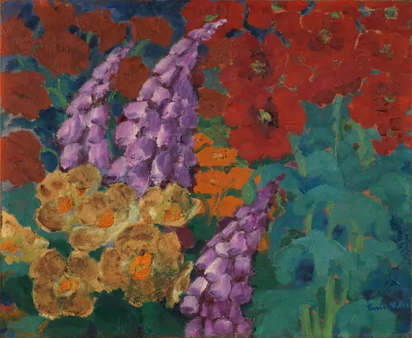 Emil Nolde — Blumengarten (S) — Galerie Kornfeld