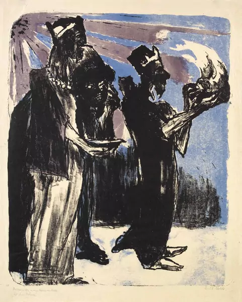 Emil Nolde — Die Heiligen Drei Könige — Galerie Kornfeld