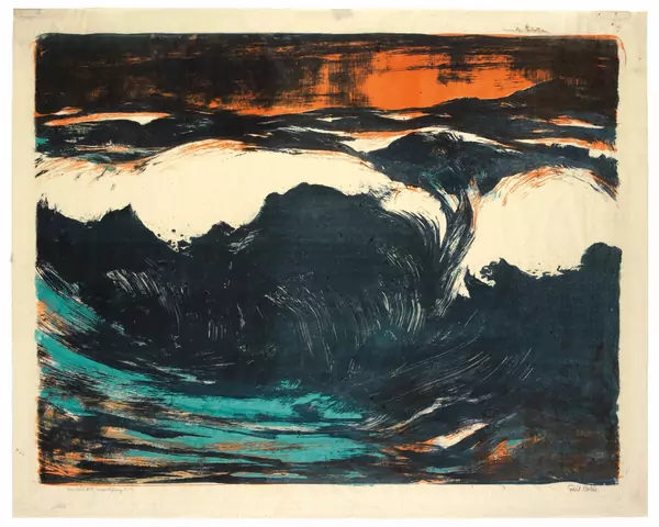Emil Nolde — Meer – Welle — Galerie Kornfeld