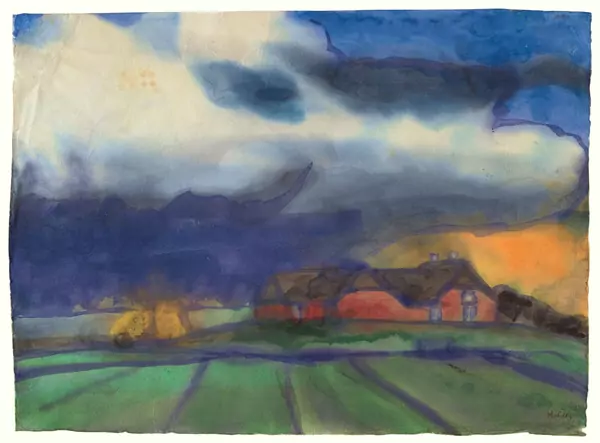 Emil Nolde — Seebüll Hof in Nordfriesland — Galerie Kornfeld