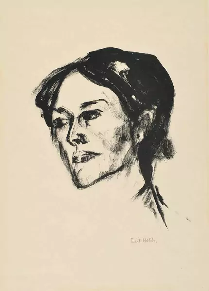 Emil Nolde — Nelly – Nelly Fehr — Galerie Kornfeld