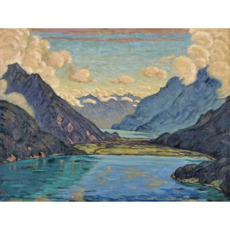 Ansicht des Bödeli zwischen Brienzer- und Thunersee
