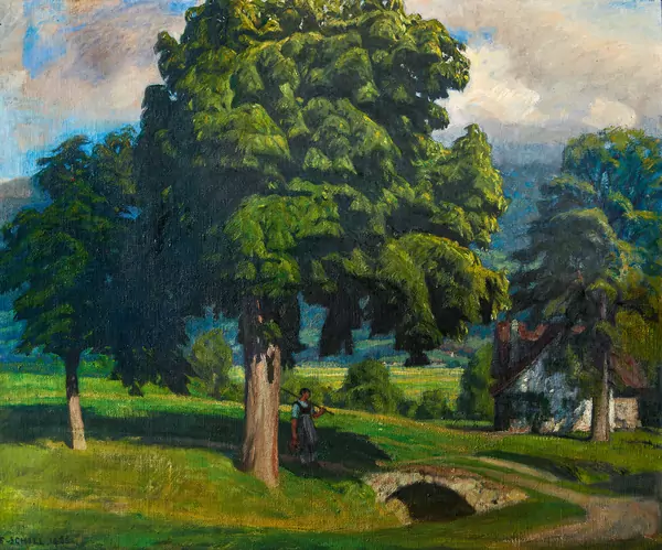 «Sommer (Landschaft bei Kerns, im Sand)» − 1926 – Emil Schill