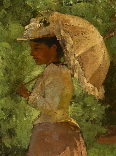 Sommerliches Frauenportrait