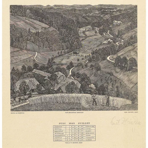 Emil Zbinden — "Ernte im Emmental".