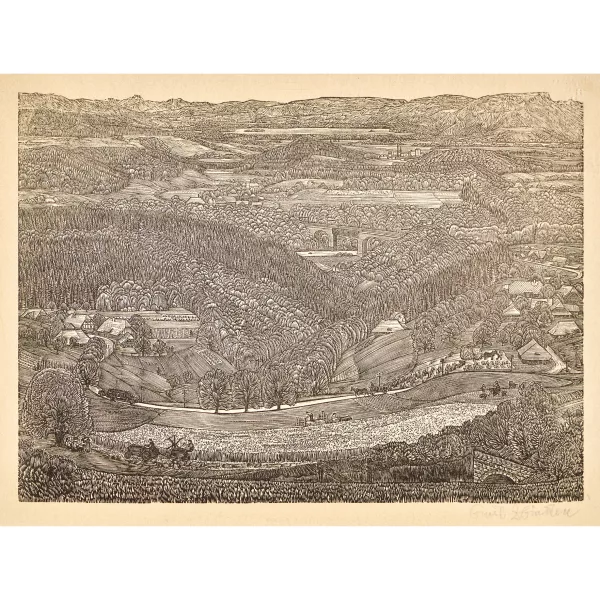Emil Zbinden — "Berner Landschaft".