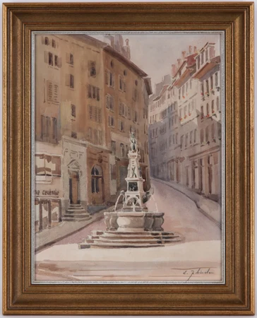 Fontaine de la rue de la Cité à Genève
