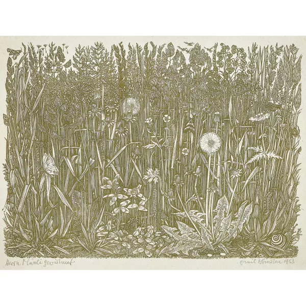 Emil Zbinden — "Rasenstück".