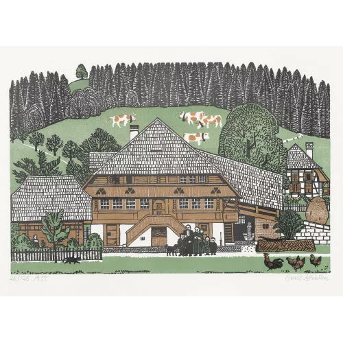 Emil Zbinden — Bauernhaus.