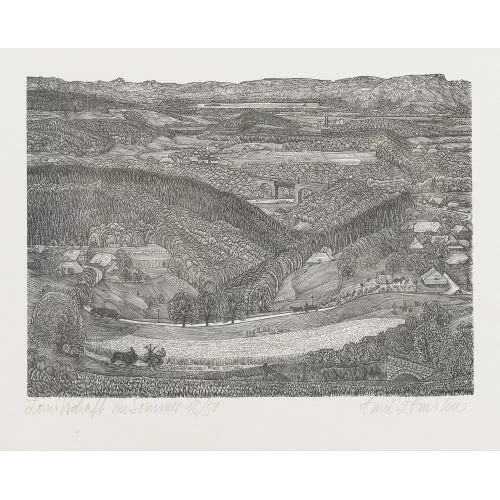 Emil Zbinden — "Landschaft im Sommer".