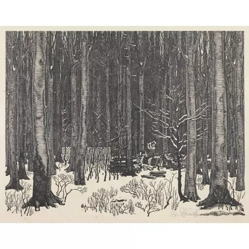 "Wald in Winter"