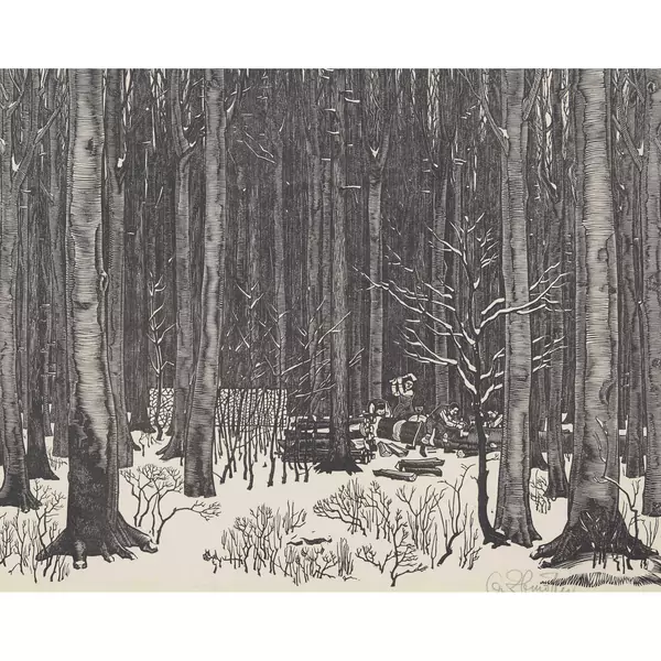 "Wald im Winter"
