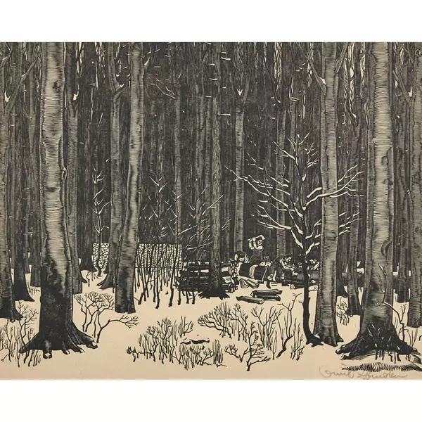 "Wald im Winter"