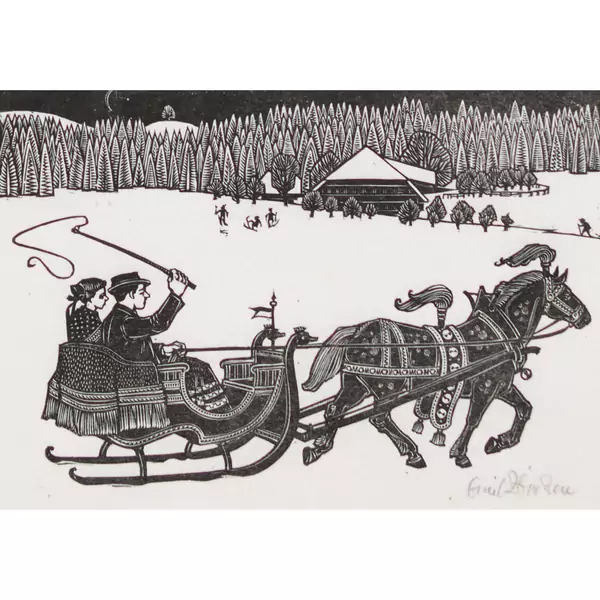 Schlittenfahrt