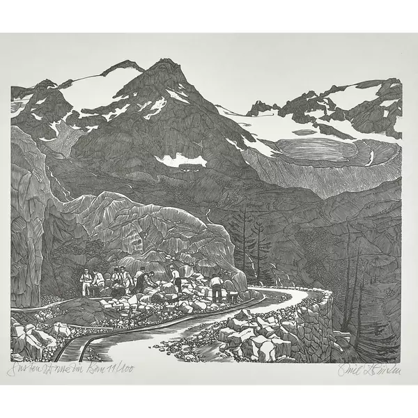 "Bau der Sustenstrasse"