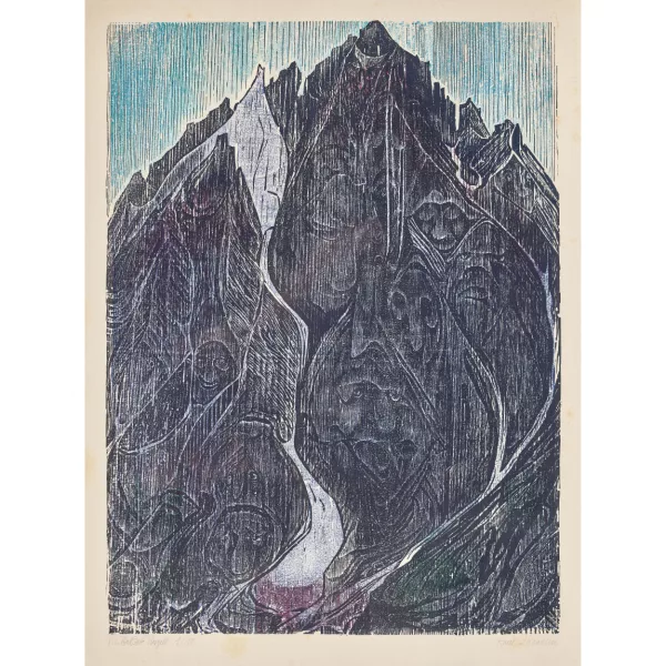 Emil Zbinden — "Piz Balzet Bergell".