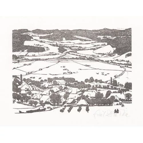 Emil Zbinden — Winter im Emmental bei Walkringen.