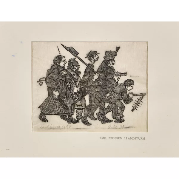 Emil Zbinden — "Landsturm 1798".
