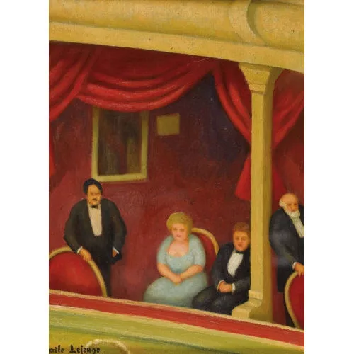 Emile-Alphonse Lejeune — "La loge".