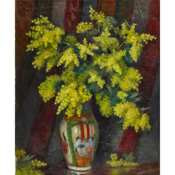 Emile-Alphonse Lejeune — Mimosenbouquet.