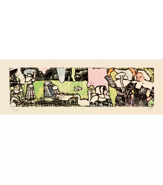 Émile Bernard — La Lessive — Galerie Kornfeld