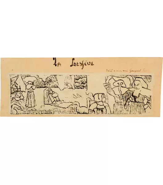 Émile Bernard — La Lessive — Galerie Kornfeld