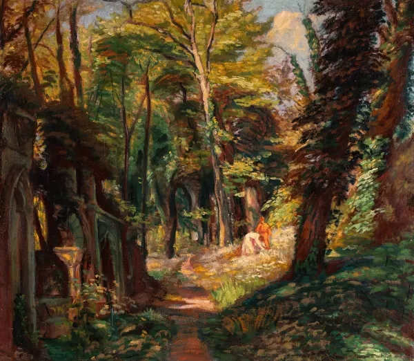 La cueillette des fleurs aux Templiers (1920)