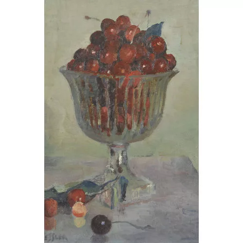 Émile Bressler — Kirschen im Glas.