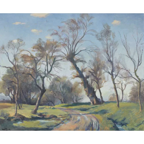 Émile Bressler — Herbstlicher Weg.