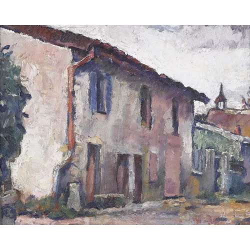 Émile Bressler — "Village breton".