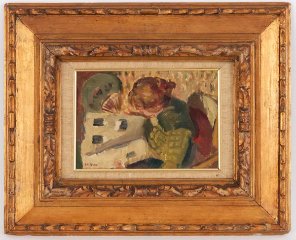 Émile Bressler — Femme à l'éventail,