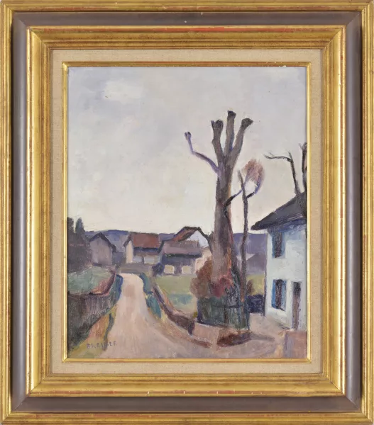 Émile Bressler — Paysage de campagne