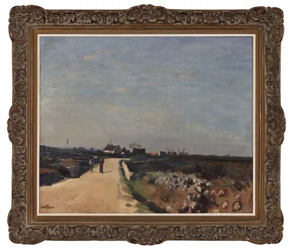 Émile Bressler — Emile Bressler (1886-1966), Paysage de campagne