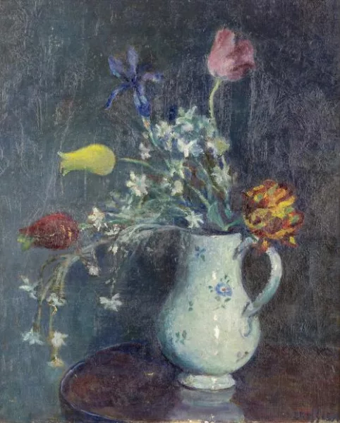 Émile Bressler — Nature morte aux tulipes