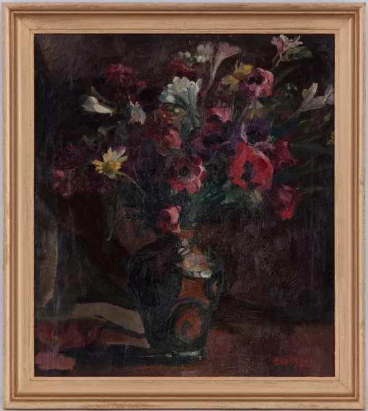 Émile Bressler — Bouquet d'anémones