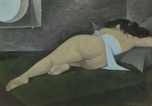 ÉMILE CHAMBON — Im Estrich. 1957. — Koller Auktionen